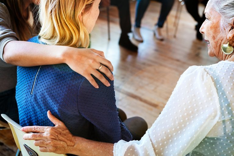 Woman in Support Group